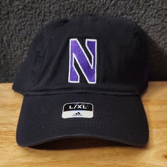 Adidas Northwestern Wildcats Stretchfit Hat - New - Picture 1 of 7